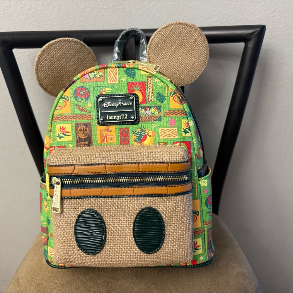 Disney Loungefly Mickey Mouse Main Attraction Enchanted Tiki Room